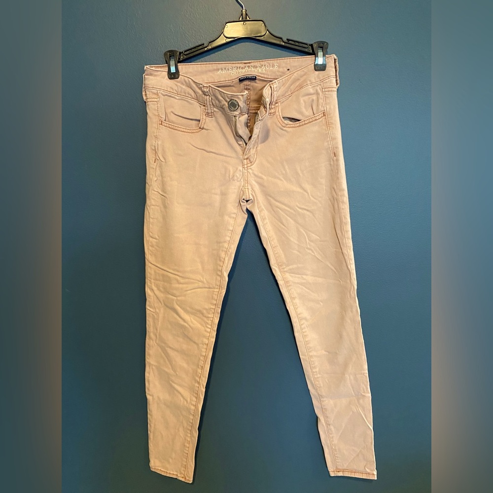 American Eagle super stretch skinny jeans-Jeggings: size 4 regular